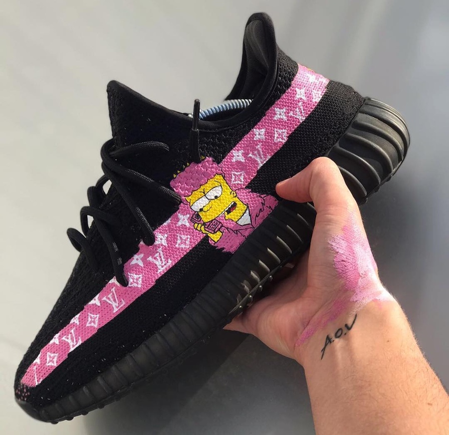 rick and morty yeezy 350