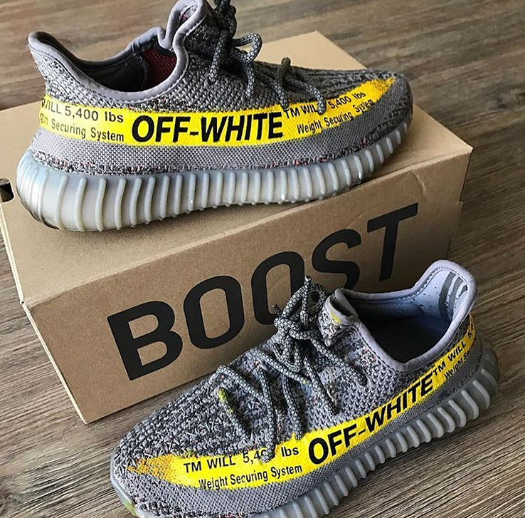 惊喜吗？OFF-WHITE x YEEZY BOOST 350 V2长这样！ ｜ Yoho!Girls-Yoho!Now